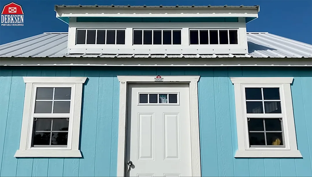 Blue Derksen portable building