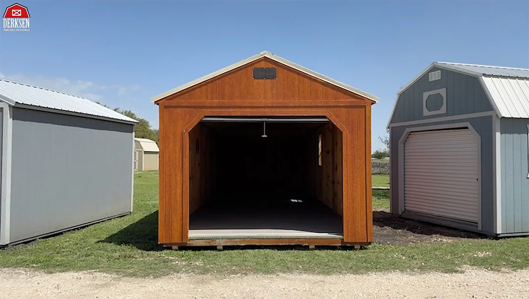 Brown Derksen portable building
