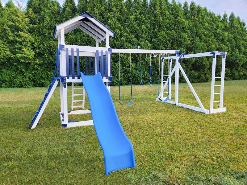 Busy Basecamp — Adventure World Playsets design, delivered & installed by UNeedAShed